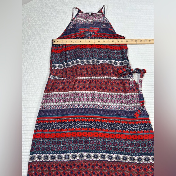 Collective Concepts Red and Blue/Striped Spaghetti Strap Sundress. Size S. - Picture 6 of 8